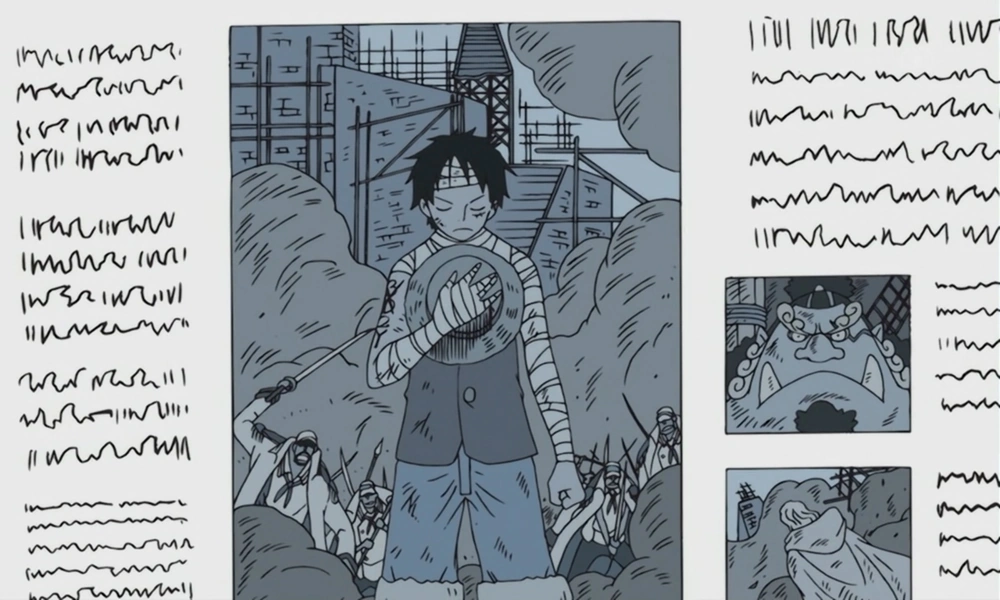 Périodique luffy marineford