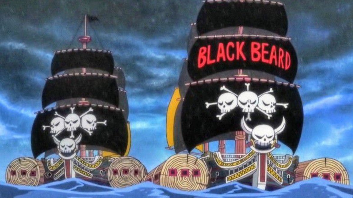 One Piece : Que signifie le drapeau de Barbe Noire ?