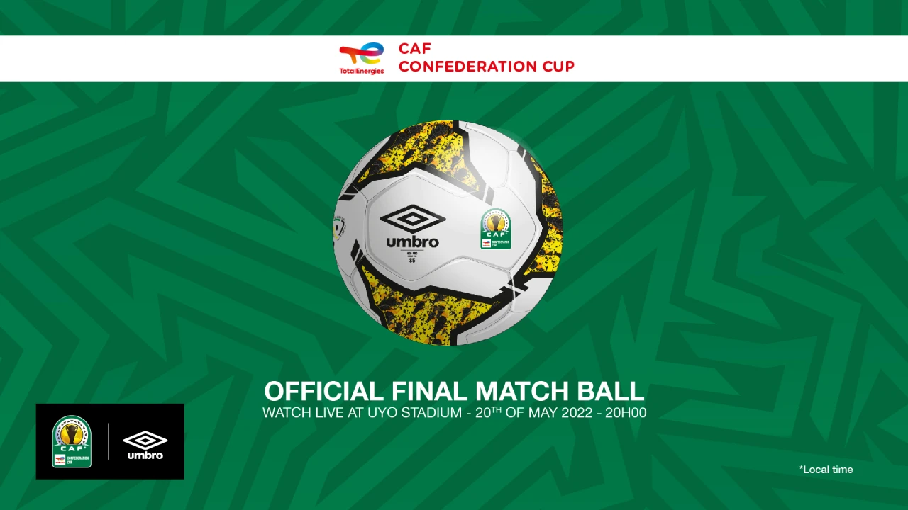 Le ballon officiel de la finale de la Coupe de la Confédération de la CAF TotalEnergies est dévoilé